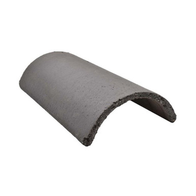 Sandtoft Half Round Ridge Tile, Concrete, 457 MM, Dark Grey product image
