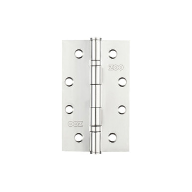 Slim Knuckle Bearing Hinge, Polished Stainless Steel, 102mm x 63mm x 2.5mm product image