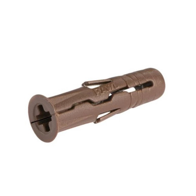 Rawlplug Brown Uno Plugs, 7mm x 30mm, Pack Of 288 product image
