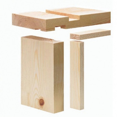 Fire Door Lining Set, 38mm x 138mm, Loose Stops, 2'6/2'9 product image