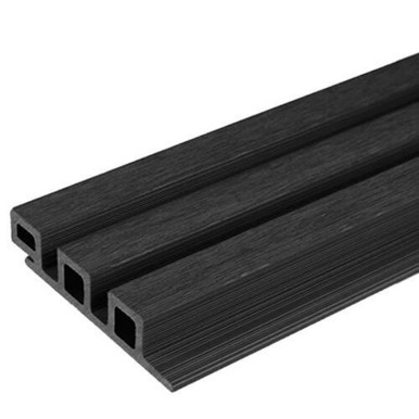Ecoscape Midnight Composite Slatted Cladding Board, 25mm x 120mm x 3600mm product image