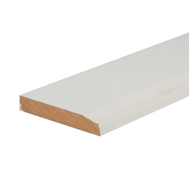 Arbor Mdf Primed Chamfered and Round Skirting, 18mm x 119mm, 4.4m product image