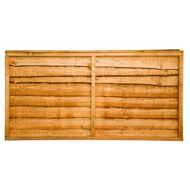 Waney Fence Panel, Golden Brown, 1.8m x 1.8m product image