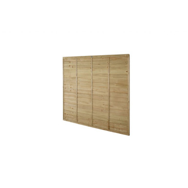 Trade Lap Fence Panel, 6' x 6' (1.83m x 1.83m), product image