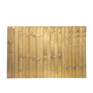 Featheredge Panel, Pressure Treated, Green, 6ft, 1828mm x 1828mm product image