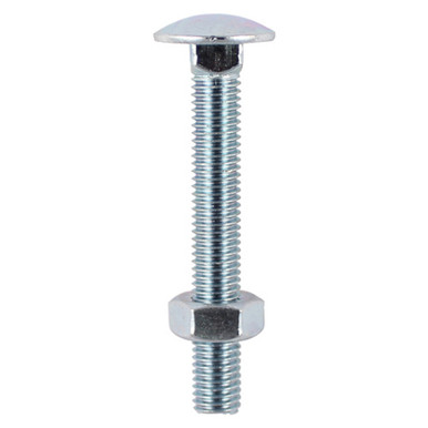Timco Carriage Bolt And Hex Nut, Bzp, M12 x 230mm, Box 10 product image