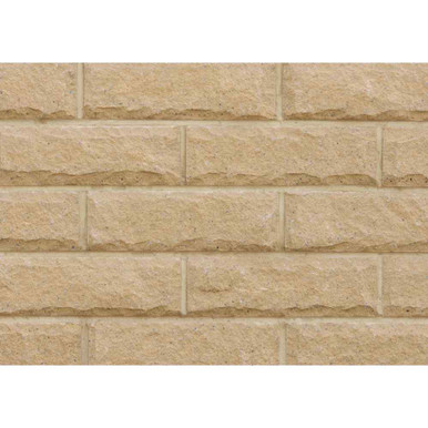 Cromwell Pitch Face Walling, Buff, 440mm x 140mm x 100mm, 15 Per m2 product image