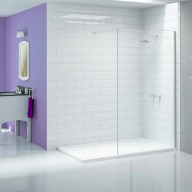 Merlyn Ionic Wetroom Panel, 900mm (Adjustable 875-890mm) product image