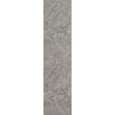 Fibo Shower Panel, 2400mm x 600mm, Silver Grey Marble Satin, Plywood Core product image
