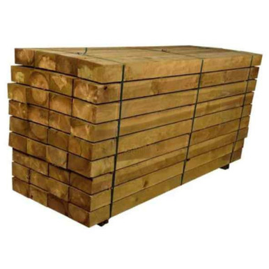 Green Treated Timber Sleepers, 200mm x 100mm x 3000mm product image