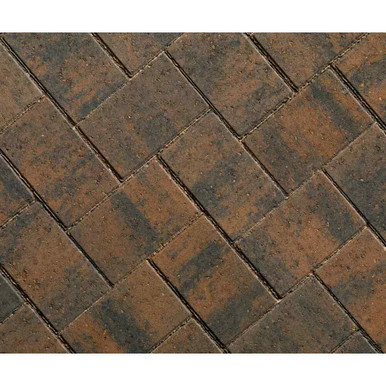 Plasmor Plaspave Premia, 60mm, Rustic Gold, 200mm x 125mm product image