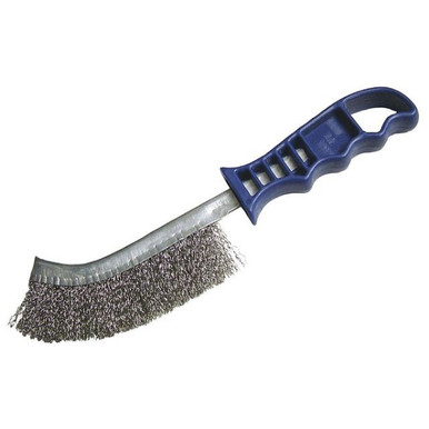 Faithfull Wire Scratch Brush, Stainless Steel, Blue Handle product image