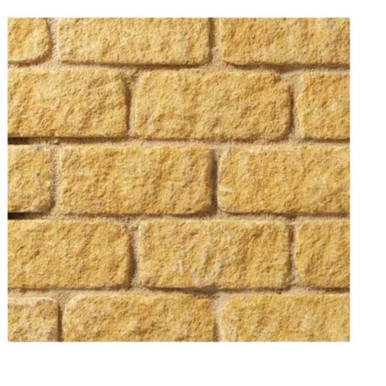 Tumbled Face Walling Block, Golden Buff, 305mm x 102mm x 65mm, 3", 309/pk product image