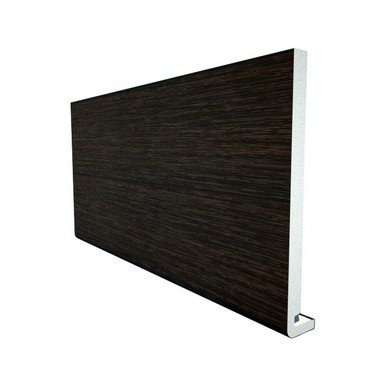 Freefoam Magnum Square Leg Fascia, 225mm, 18mm, 5m, Black Ash product image