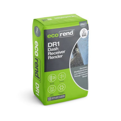 ecorend DR1 Dash Receiver, High Polymer Chalk White, 25kg product image