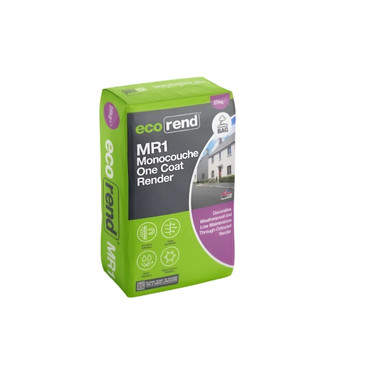 Ecorend Mr1 Monocouche Render, One-Coat, Platinum Metal, 25kg product image