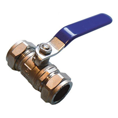 Blue Lever Ball Valve, 15mm product image