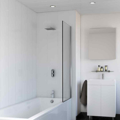 Pro 1 Ceiling Panel, 2700mm x 250mm, White Gloss product image