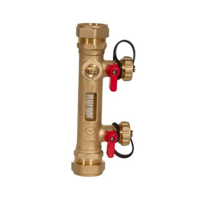Intatec 28mm Flow Balancing Valve With Fill and Flush 5l-40l product image