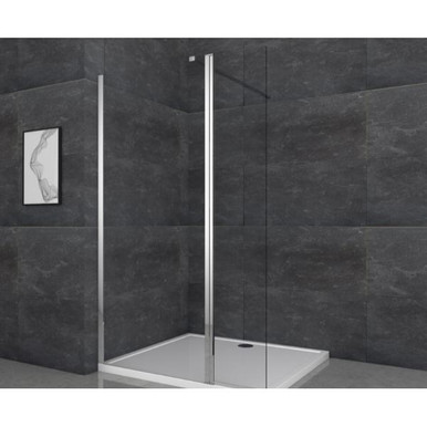 800mm Walk In Panel, Chrome product image