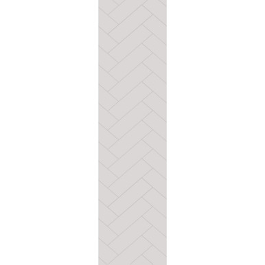White Silk Herringbone Panel, 2.4m x 0.6m, Tongue & Groove product image