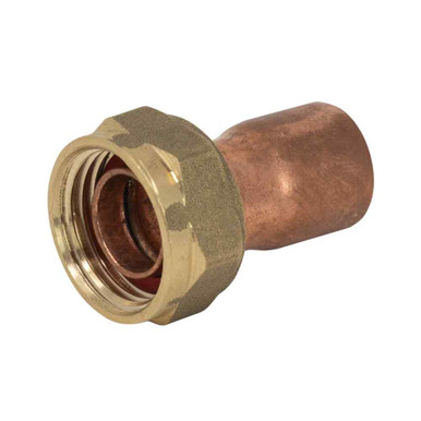 Navigator Endfeed Straight Tap Connector, 15mm x 1/2", product image