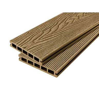 Cladco Reversible WPC Decking, Teak, 25mm x 150mm x 3600mm product image