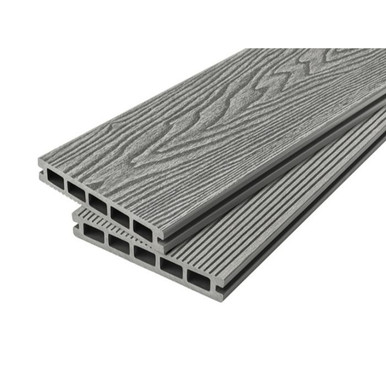 Cladco Reversible WPC Decking, Stone Grey, 25mm x 150mm x 3600mm product image