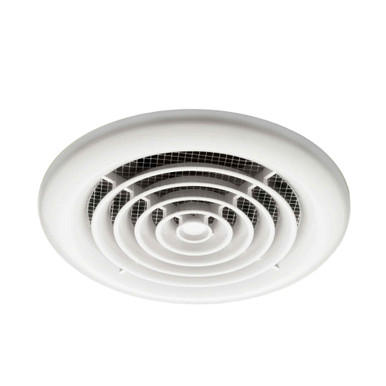 Hib Cyclone Wet Room Inline Fan, White, Non-Illuminated product image