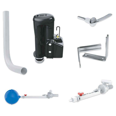 Lecico Ll Cistern Fittings, 6l/4l, Side Inlet, Side Outlet product image