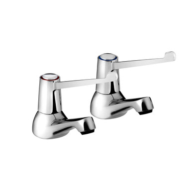 Bristan Value Club Lever Action Basin Taps, 6" product image