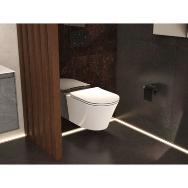 Distinct Baltic Duraplast Slimline Contour Quick Release Soft Close Seat + Cover product image