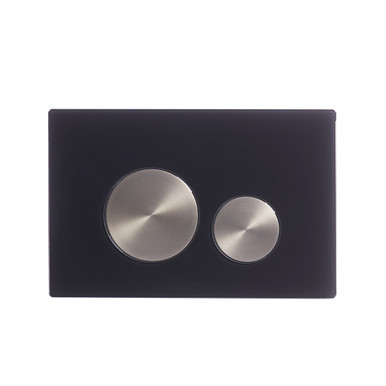 Distinct Glass Flush Push Plate, Copper Nickel Buttons product image