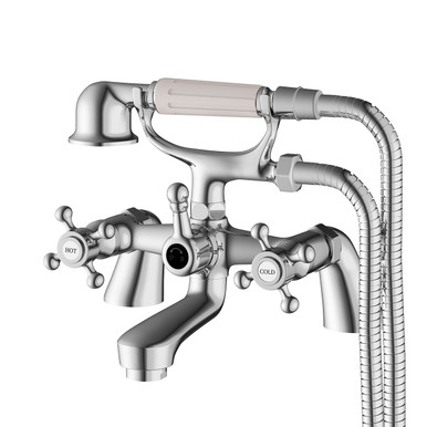 Solomon Bath Shower Mixer + Kit, Two Taphole product image