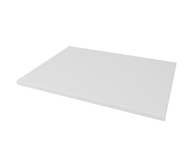 Distinct Cranborne Solid Surface Worktop, 600mm, Arctic White product image