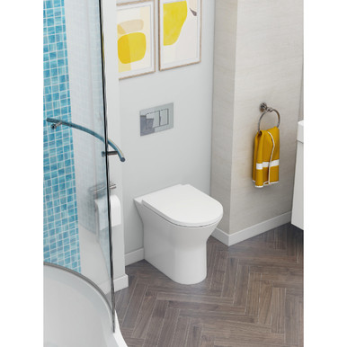 Distinct Sulu Comfort Height Rimless Back To Wall Pan (Pan Only) product image