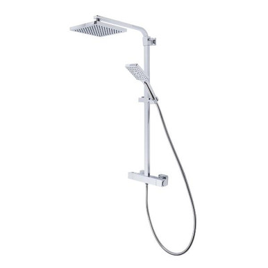 Distinct Cranborne Square Twin Outlet Thermostatic Bar Shower Mixer product image