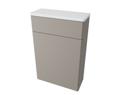 Distinct 560mm Curved Back To Wall Wc Unit, Stone Grey (Unit Only) product image