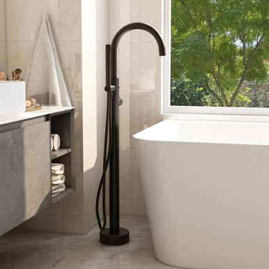 Charon Floor Standing Bath Shower Mixer & Kit product image