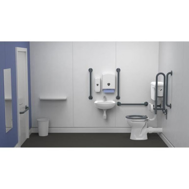 Low Level Basin, Rails, Seat, And Lever (Chrome) product image