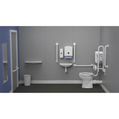 Low Level Basin Rails, Seat, And Lever (Chrome) product image