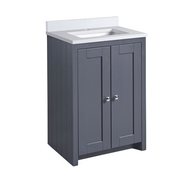 Distinct Chiltern 600mm 2-Door Basin Unit, Dark Grey (Unit Only) product image