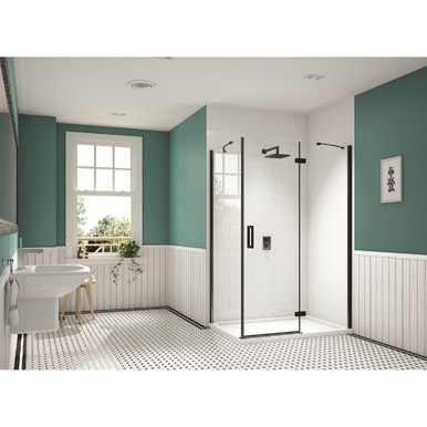 Distinct 8 Frameless Hinge Door And Inline, For Use With Side Panel 1200mm product image