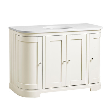 Distinct Chiltern 1200mm 4-Door Basin Unit, Linen White (Unit Only) product image