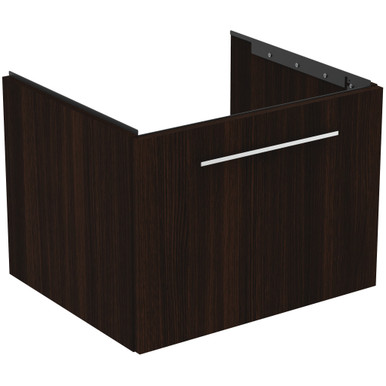 I.Life 600mm Wall Hung Vanity Unit, 1 Drawer, Coffee Oak (Unit Only) product image