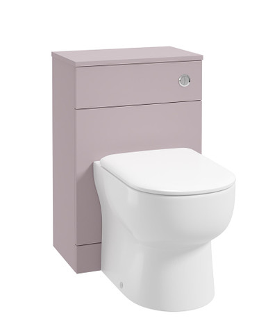 Scandinavian Back To Wall Wc Unit, Matt Cashmere Pink (Unit Only) product image