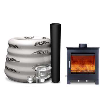 Woodford Lowry 5XL Wood Burning / Multifuel Ecodesign Stove - Basic Packs product image