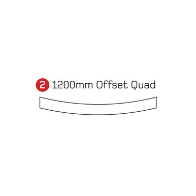 Distinct Offset Quadrant Panel Kit, 2 Panel Kit x 1200mm product image
