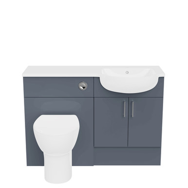 FF Slab Door 1000mm STD D Unit Run RH Basin Mg product image