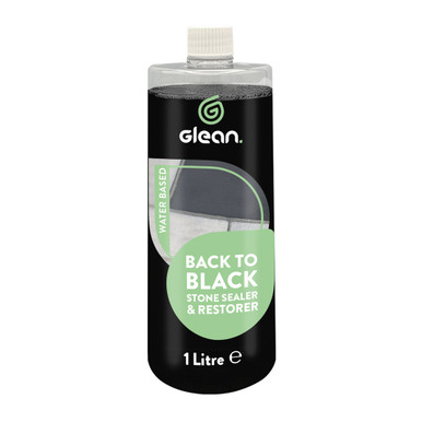 Glean Black Stone Restorer & Sealer, Black, 1l product image